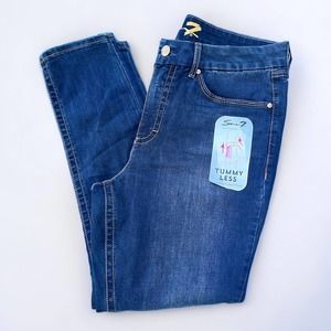 Seven7 Tummy Less Jeans Dark Wash Size 16 NWT